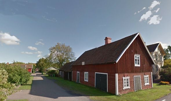 Skithusgatan i Trekanten