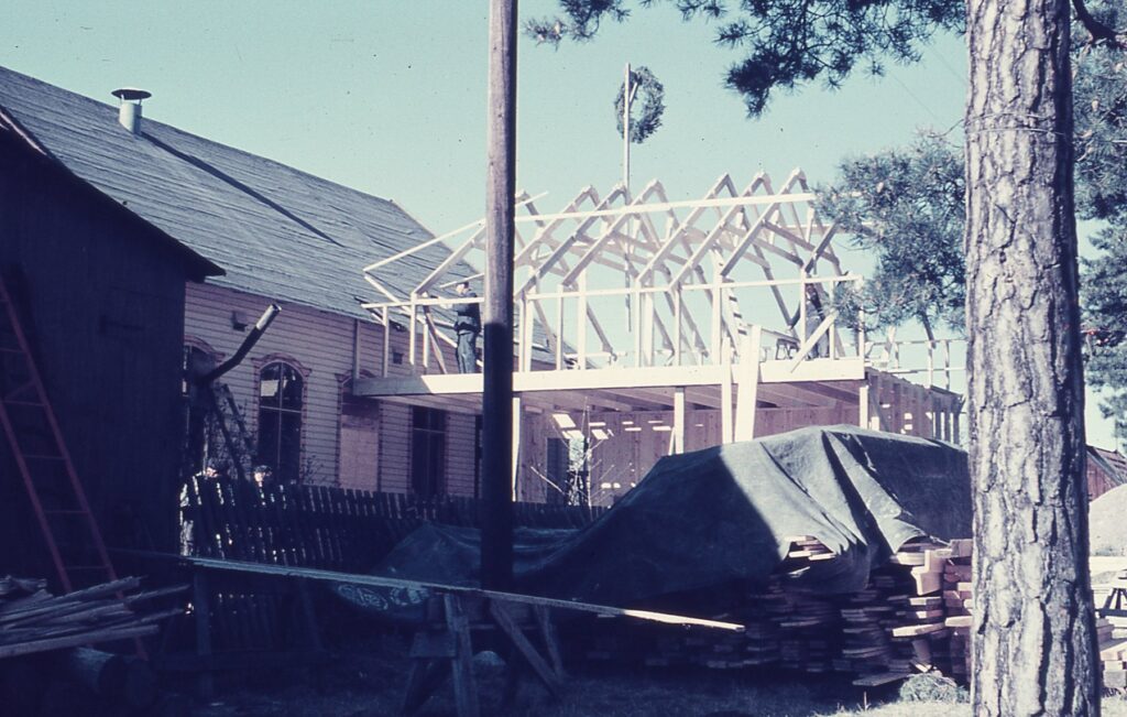 Utbyggnad av Gottemplarlokalen på 1960-talet